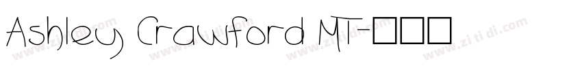 Ashley Crawford MT字体转换